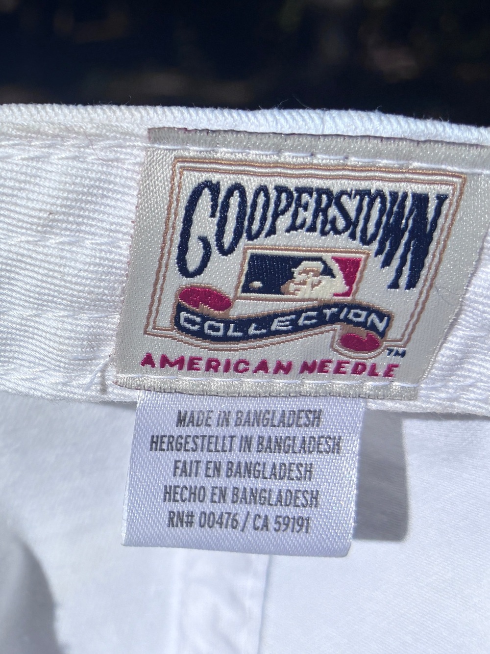 Unisex Adult American Needle Cooperstown MLB LA Dodgers Baseball Cap in White - Picture 3 of 5